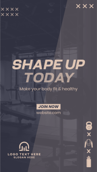 Shape Up Facebook story Image Preview