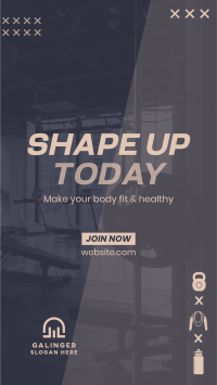 Shape Up Facebook story Image Preview