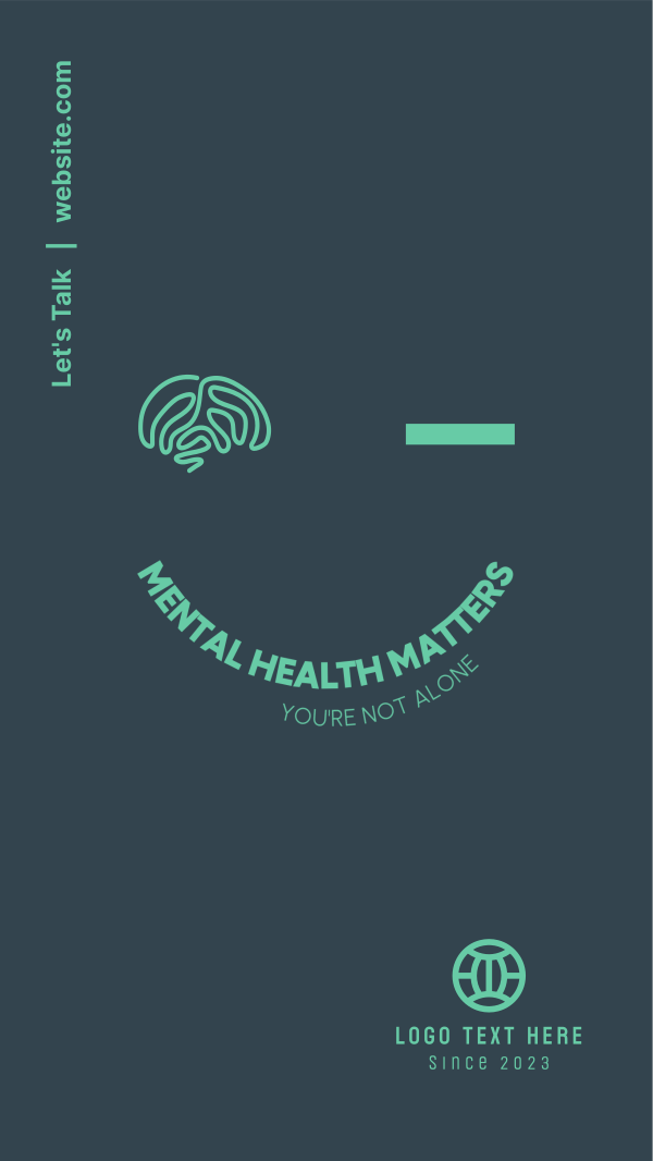 Mental Health Matters Instagram Story Design Image Preview