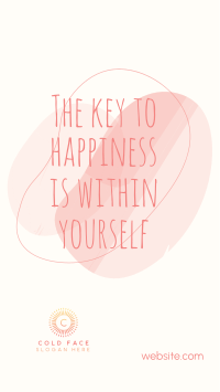 Key to Happiness Instagram reel Image Preview