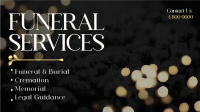 Elegant Funeral Facebook event cover Image Preview