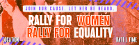 Women's Equality Rally Twitter header (cover) Image Preview