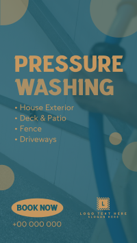 Pressure Wash Service Instagram reel Image Preview