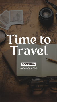 Time to Travel Facebook Story Design