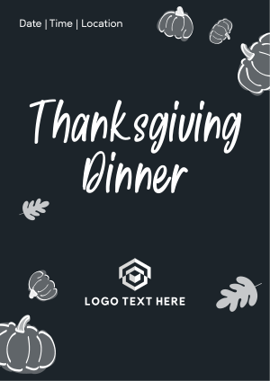 Thanksgiving Dinner Flyer Image Preview