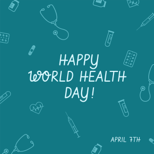 World Health Day Icons Instagram post