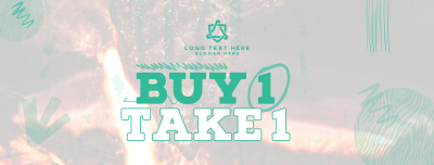 Buy 1 Take 1 Barbeque Facebook cover Image Preview