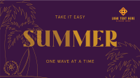 Time For Summer Facebook Event Cover Design