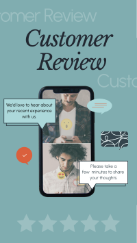 Customer Feedback Facebook story Image Preview