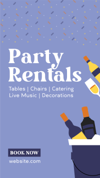 Party Services Facebook Story Preview