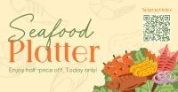 Seafood Platter Sale Facebook Ad Design