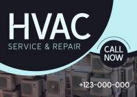 HVAC Services For All Postcard Design