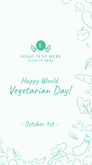 World Vegetarian Day Instagram story Image Preview