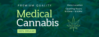 Medical Cannabis Facebook Cover Design