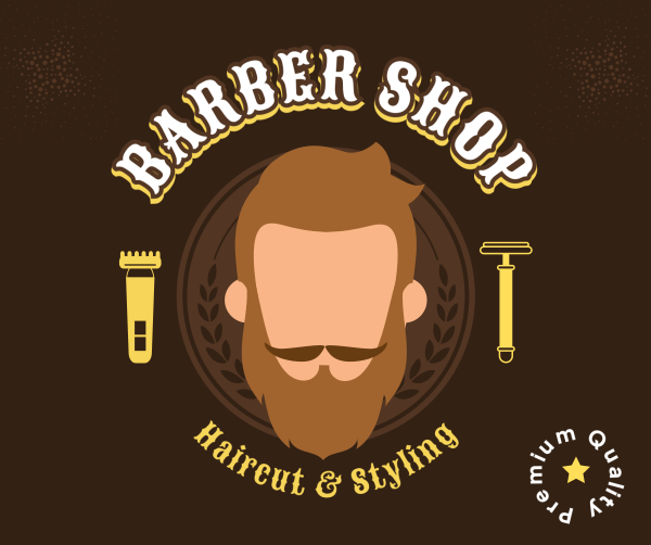 Premium Barber Facebook Post Design Image Preview