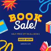 Big Book Sale Linkedin Post Design