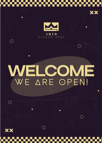 Neon Welcome Poster Image Preview