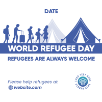Refugee Day Facts Linkedin Post Image Preview