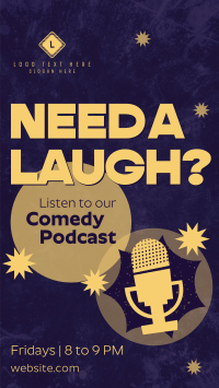 Podcast for Laughs Instagram reel Image Preview