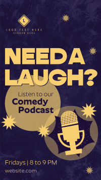 Podcast for Laughs Instagram Reel Preview