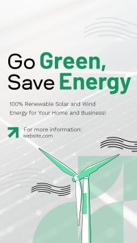 Solar & Wind Energy  TikTok video Image Preview