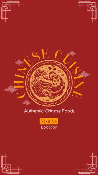 Authentic Chinese Cuisine Instagram story Image Preview
