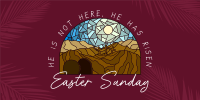 Modern Easter Sunday Twitter post Image Preview