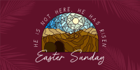 Modern Easter Sunday Twitter Post Image Preview