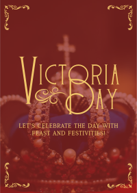 Victoria Day Celebration Elegant Flyer Design