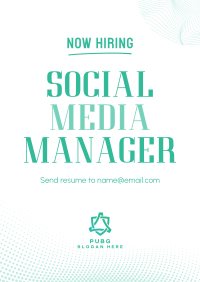 Social Media Manager Flyer Design