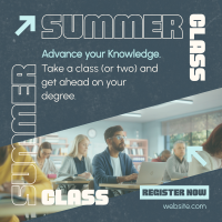 College Summer Class Linkedin Post Image Preview