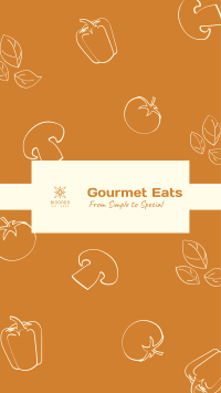 Gourmet Eats Facebook story Image Preview