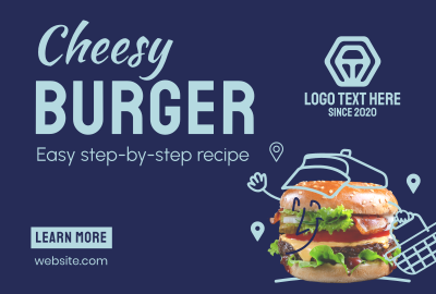 Fresh Burger Delivery Pinterest board cover Image Preview