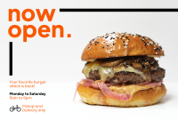 Burger Shack Opening Pinterest Cover Image Preview