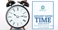 Daylight Saving Facebook ad Image Preview