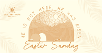 Modern Easter Sunday Facebook ad Image Preview