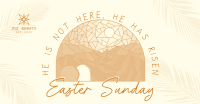 Modern Easter Sunday Facebook Ad Image Preview