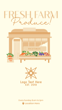 Fresh Farm Produce Facebook story Image Preview