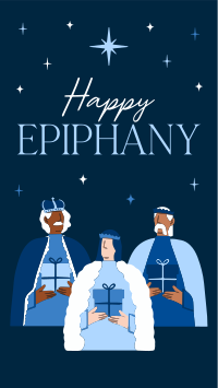 Happy Epiphany Day Facebook Story Design