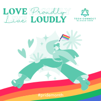 Lively Pride Month Instagram post Image Preview