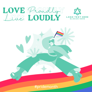 Lively Pride Month Instagram post Image Preview