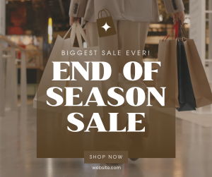 End of Season Shopping Facebook post Image Preview