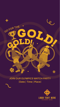Olympics Watch Party Instagram reel Image Preview