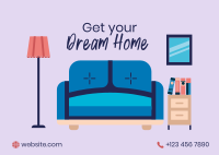 Home Decor Services Postcard Image Preview