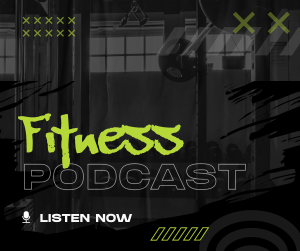 Grunge Fitness Podcast Facebook post Image Preview