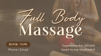 Full Body Massage Facebook Event Cover Design