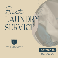 Best Laundry Service Instagram Post Design
