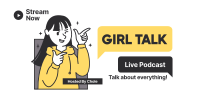 Girl Talk Podcast Facebook ad Image Preview