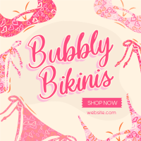 Bubbly Bikinis Instagram Post Design