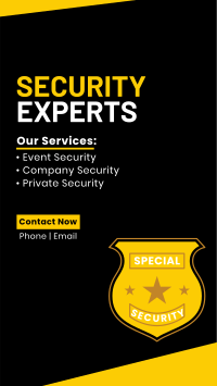 Security At Your Service Instagram story Image Preview
